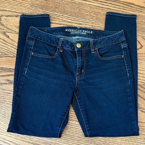 American Eagle Outfitters Denim - American Eagle Outfitters Women's Deep Blue Skinny Jegging Jeans 8 Reg